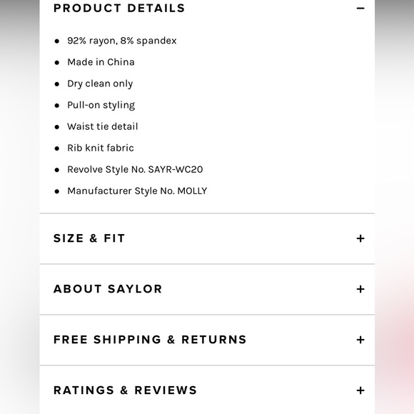 Saylor Molly Jumpsuit in Rose Size XS - Picture 9 of 11